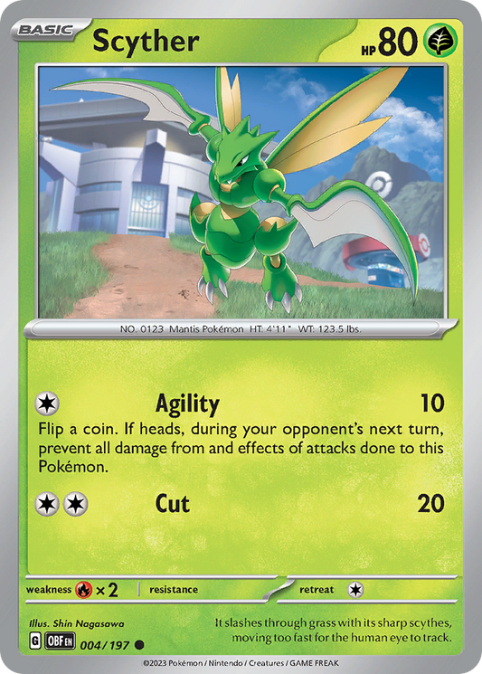 Scyther 004/197 - Reverse Holo