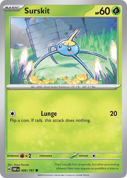 Surskit 006/197 - Reverse Holo