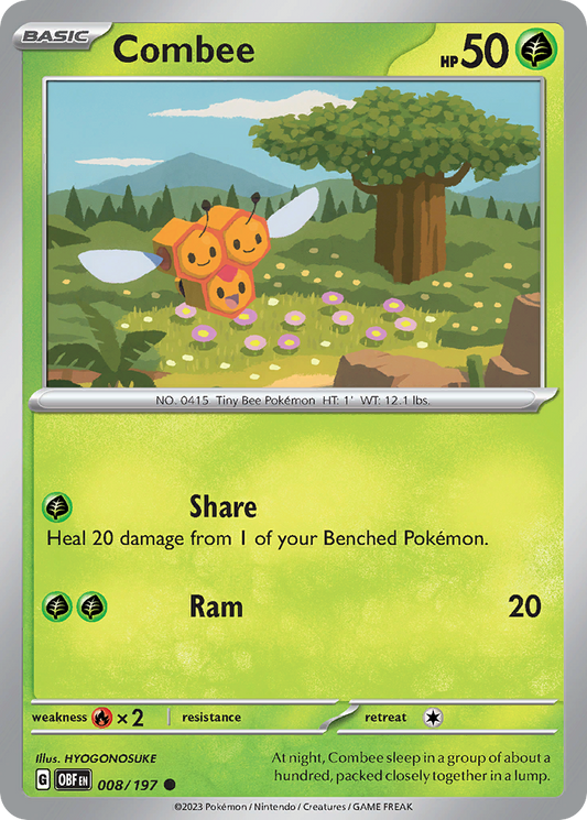 Combee 008/197 - Reverse Holo