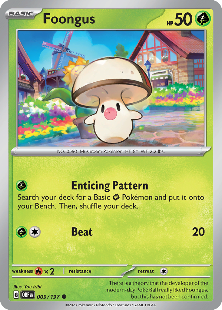 Foongus 009/197 - Reverse Holo