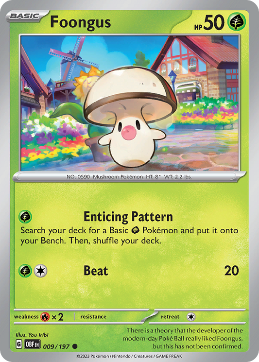 Foongus 009/197 - Reverse Holo