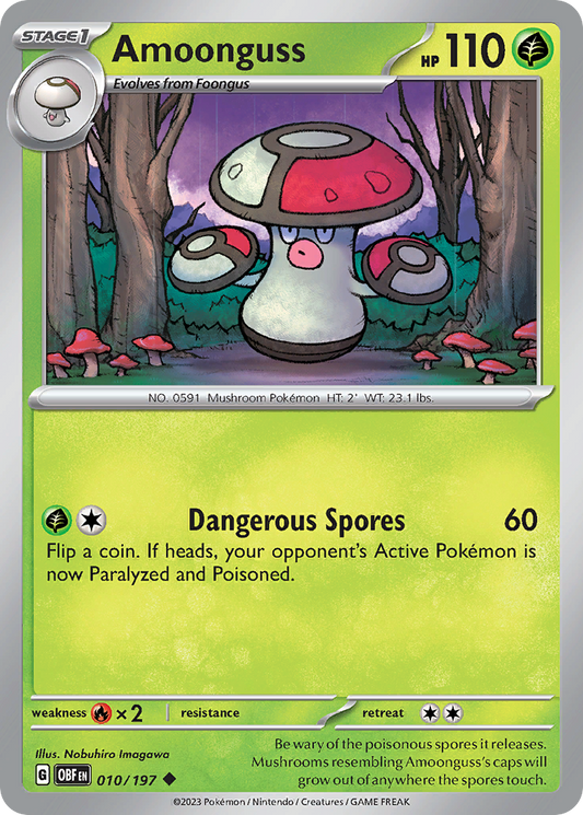 Amoonguss 010/197 - Reverse Holo