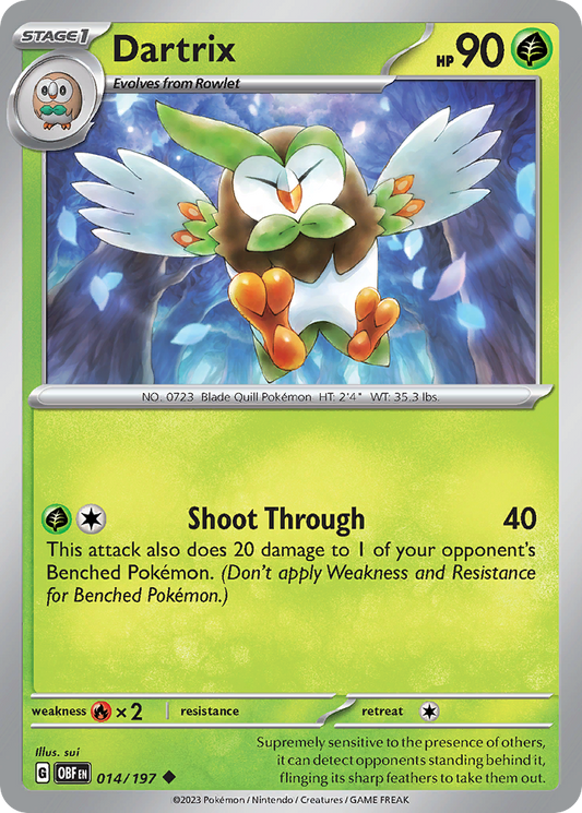 Dartrix 014/197 - Reverse Holo