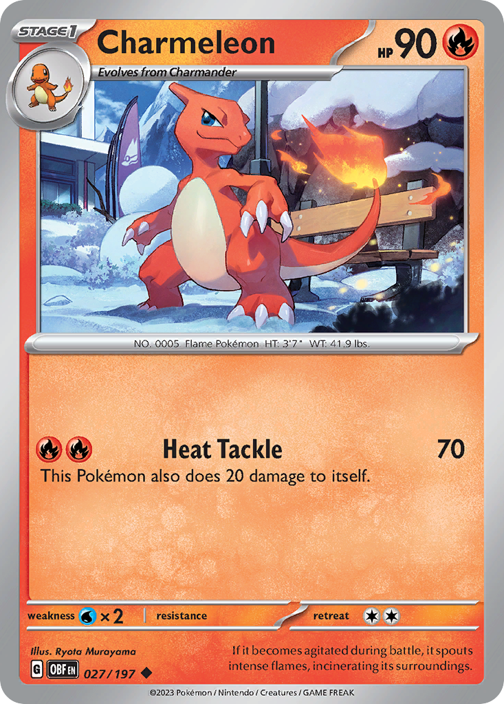 Charmeleon 027/197 - Reverse Holo