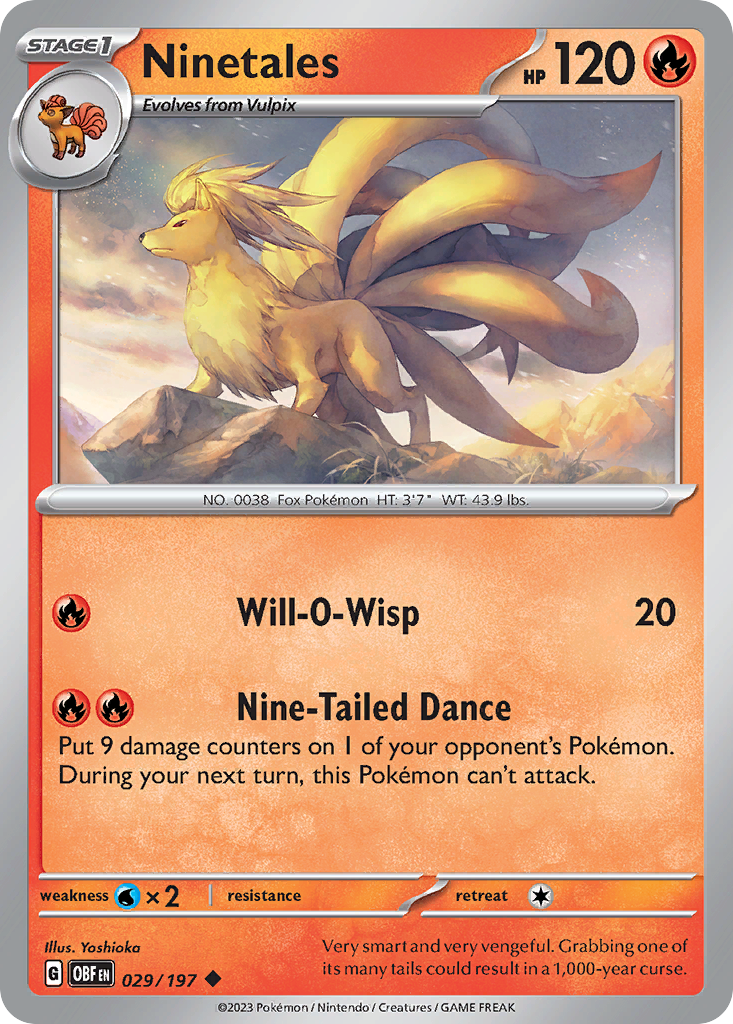 Ninetales 029/197 - Reverse Holo