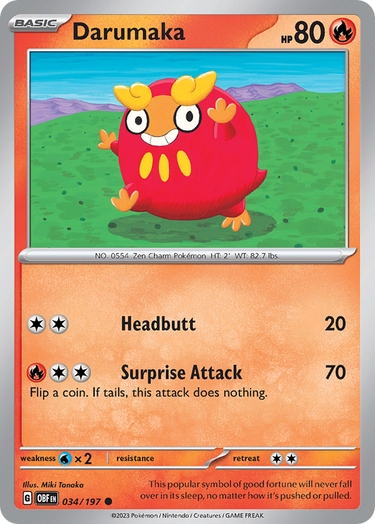 Darumaka 034/197 - Reverse Holo