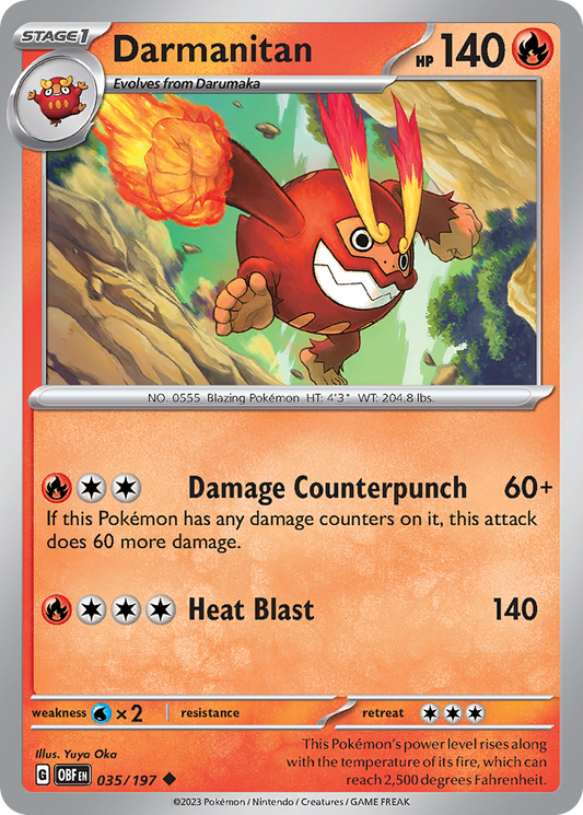 Darmanitan 035/197 - Reverse Holo
