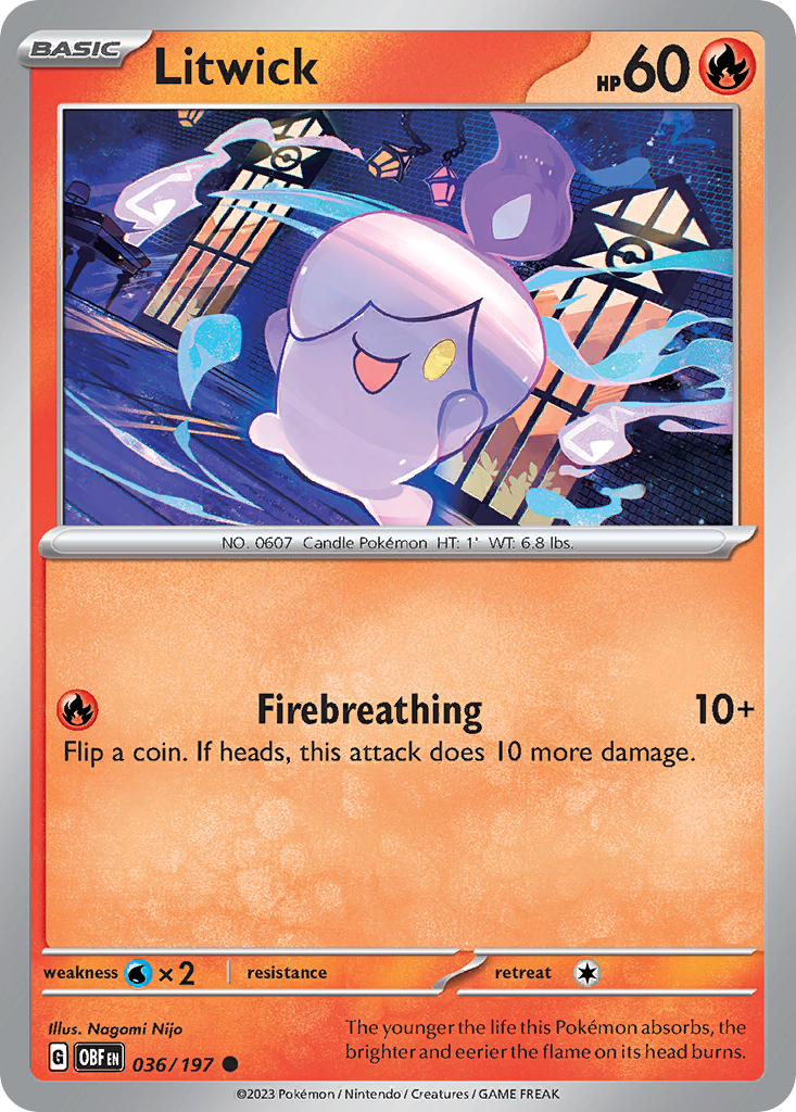 Litwick 036/197 - Reverse Holo