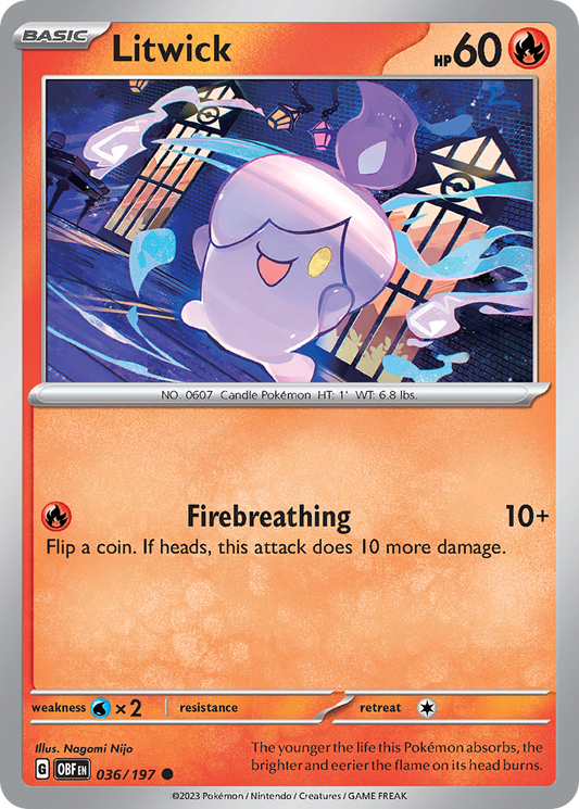 Litwick 036/197 - Reverse Holo