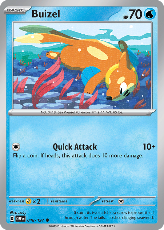 Buizel 048/197 - Reverse Holo