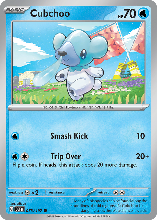 Cubchoo 053/197 - Reverse Holo