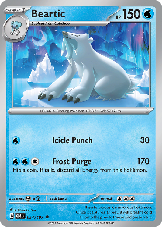 Beartic 054/197 - Reverse Holo