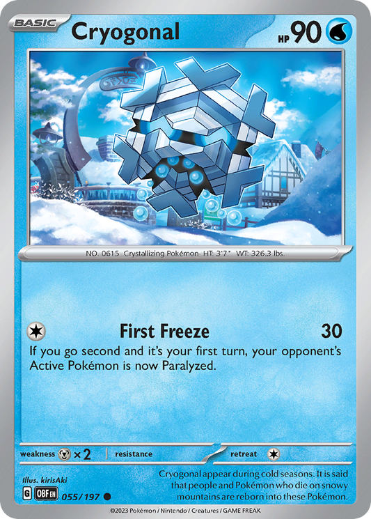 Cryogonal 055/197 - Reverse Holo