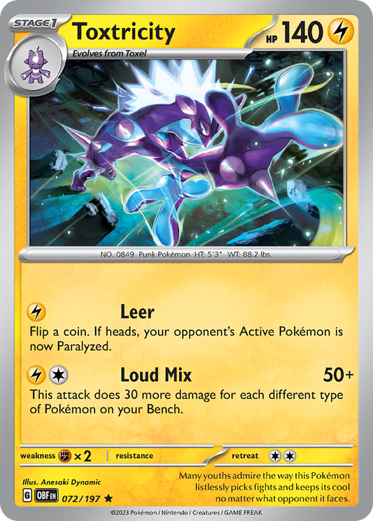 Toxtricity 072/197 - Reverse Holo