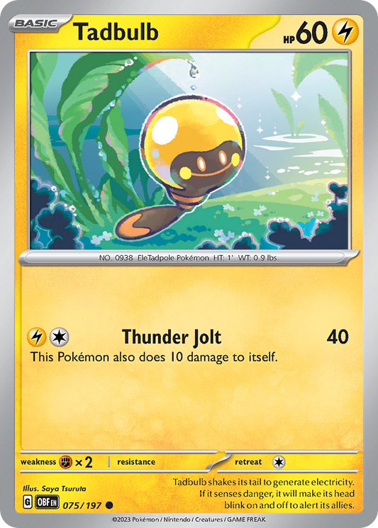 Tadbulb 075/197 - Reverse Holo