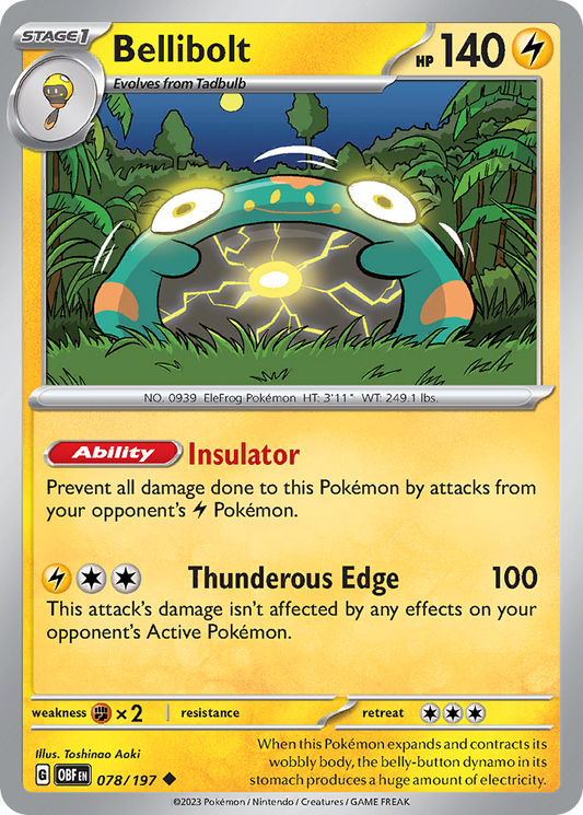 Bellibolt 078/197 - Reverse Holo