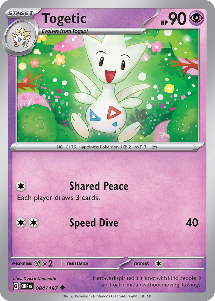 Togetic 084/197 - Reverse Holo