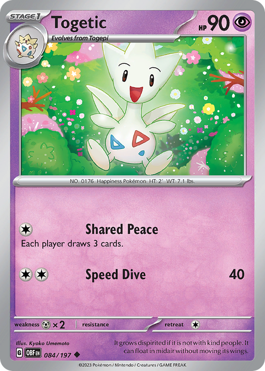 Togetic 084/197 - Reverse Holo