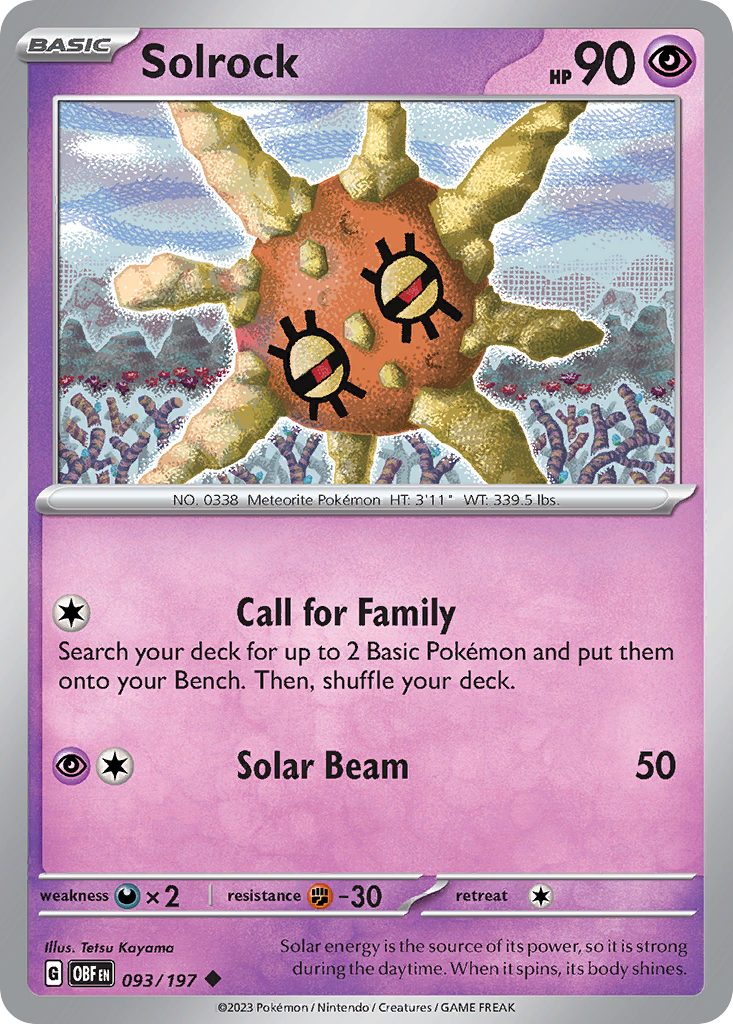Solrock 093/197 - Reverse Holo