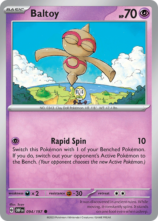 Baltoy 094/197 - Reverse Holo