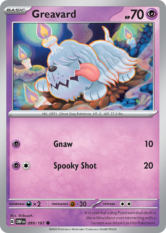 Greavard 099/197 - Reverse Holo