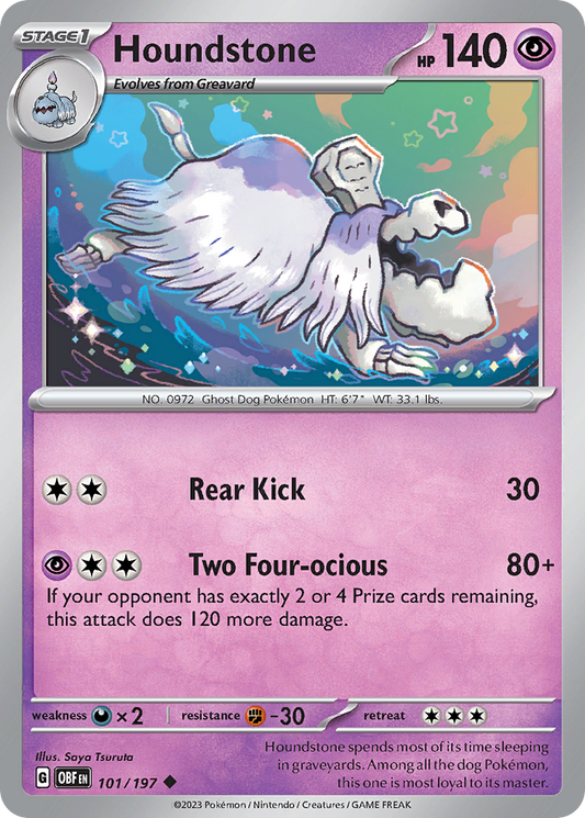 Houndstone 101/197 - Reverse Holo