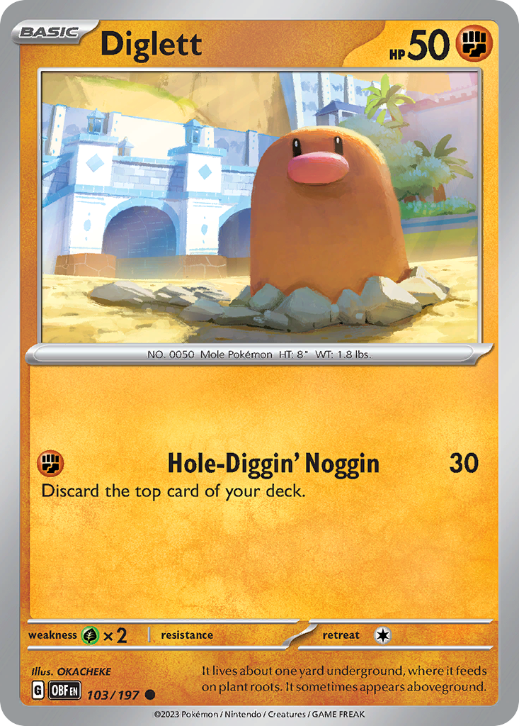 Diglett 103/197 - Reverse Holo