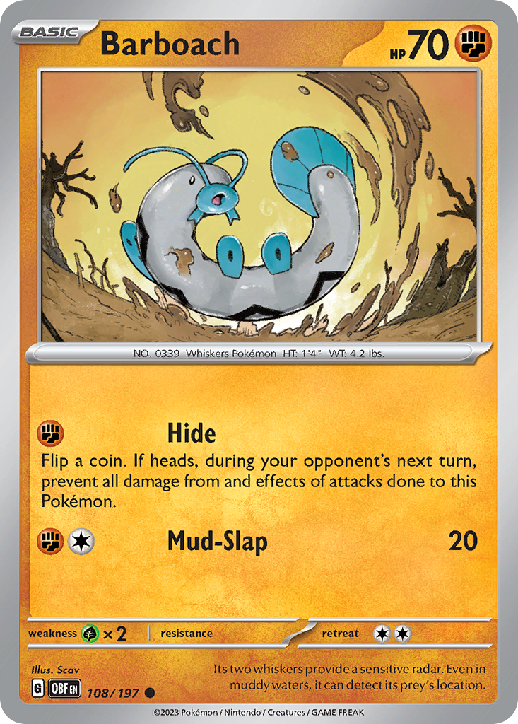 Barboach 108/197 - Reverse Holo