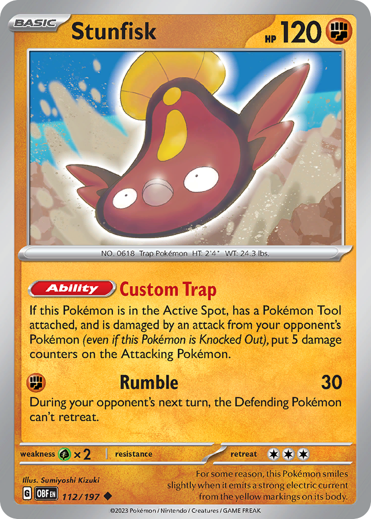 Stunfisk 112/197 - Reverse Holo