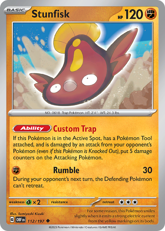 Stunfisk 112/197 - Reverse Holo
