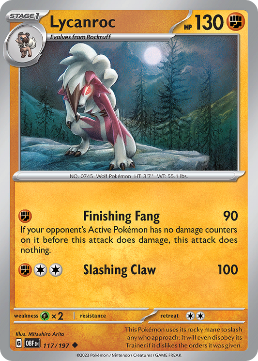 Lycanroc 117/197 - Reverse Holo