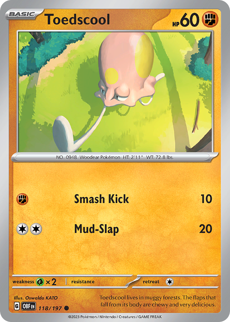 Toedscool 118/197 - Reverse Holo