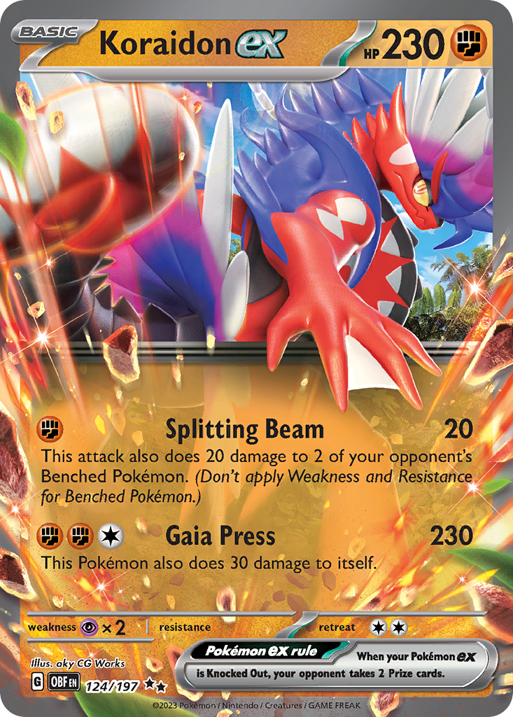 Koraidon ex 124/197