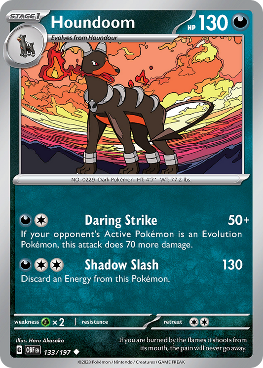 Houndoom 133/197 - Reverse Holo