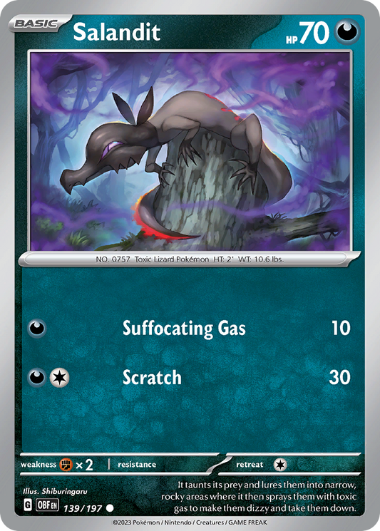 Salandit 139/197 - Reverse Holo