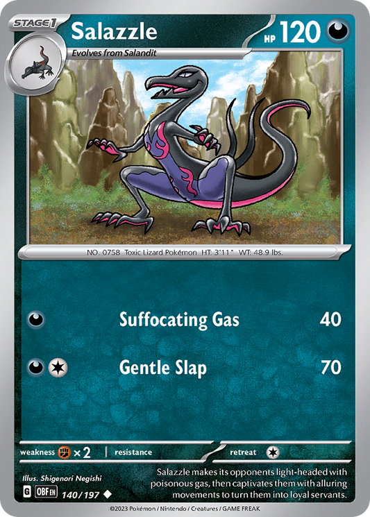 Salazzle 140/197 - Reverse Holo