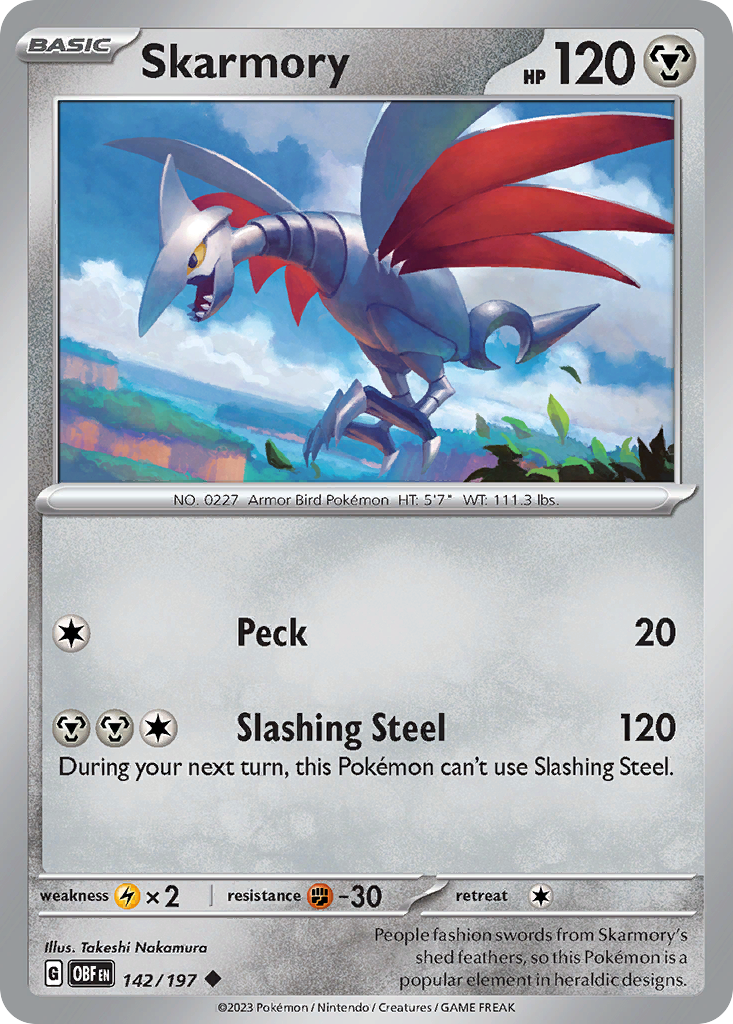 Skarmory 142/197 - Reverse Holo