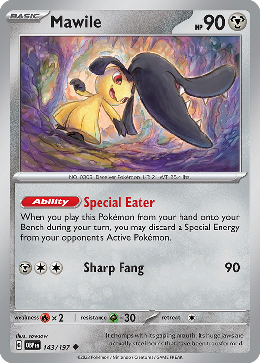 Mawile 143/197 - Reverse Holo