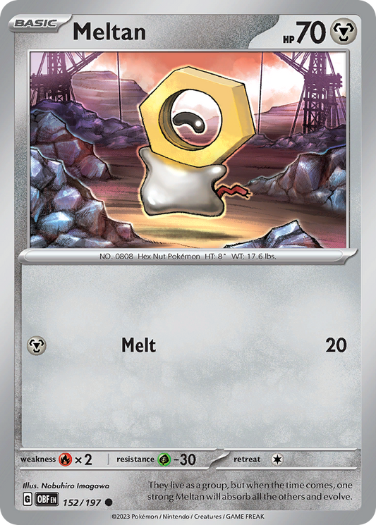 Meltan 152/197 - Reverse Holo