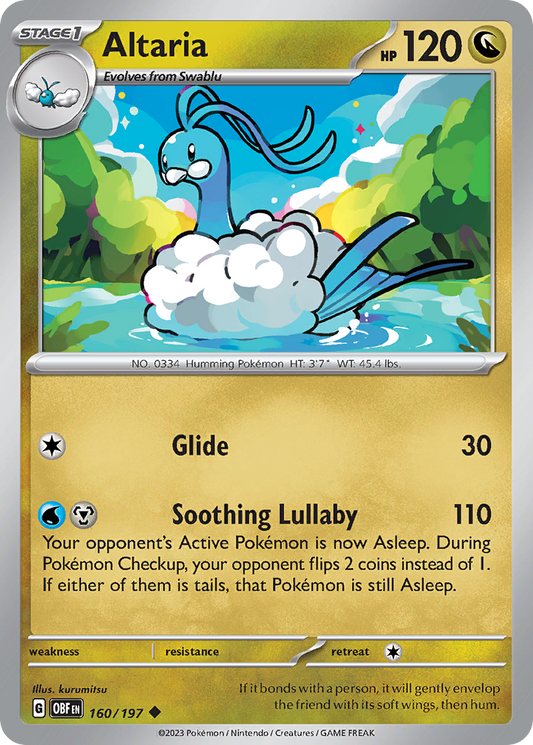 Altaria 160/197 - Reverse Holo