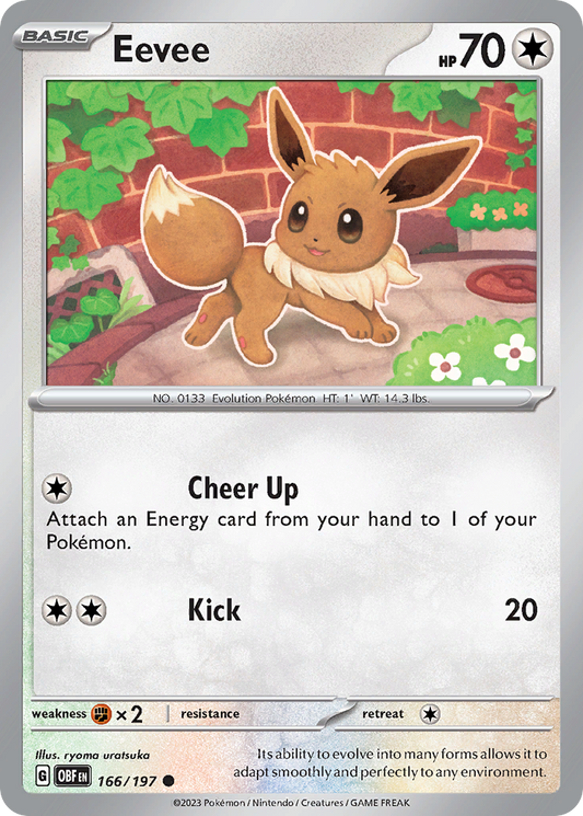 Eevee 166/197 - Reverse Holo