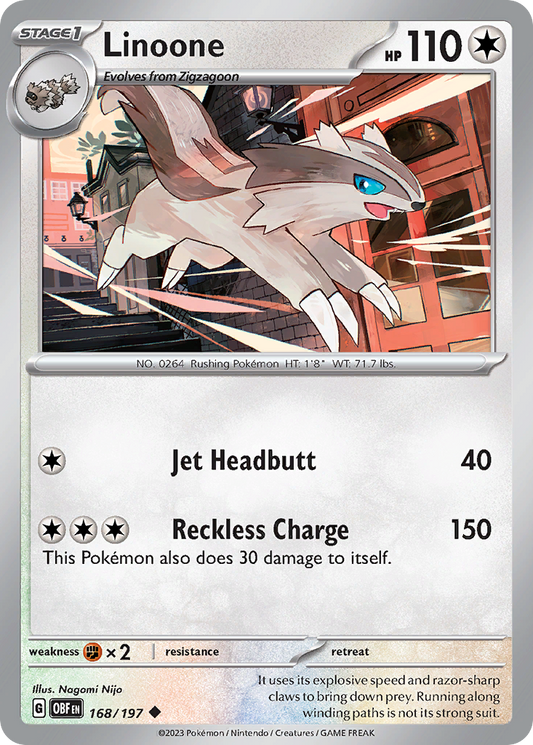 Linoone 168/197 - Reverse Holo