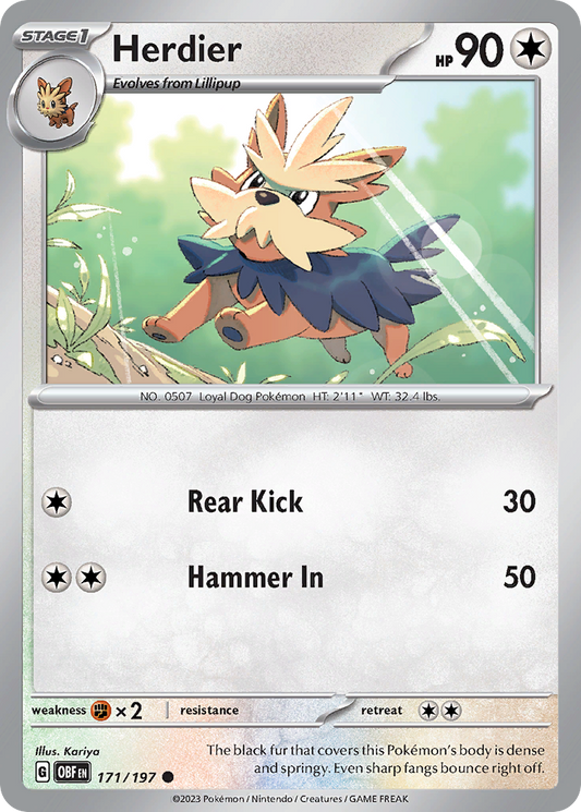 Herdier 171/197 - Reverse Holo