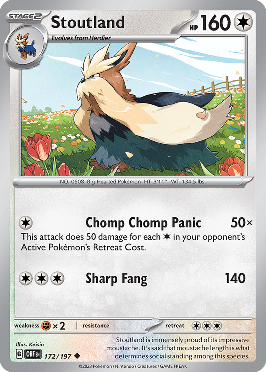 Stoutland 172/197 - Reverse Holo