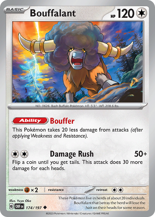 Bouffalant 174/197 - Reverse Holo