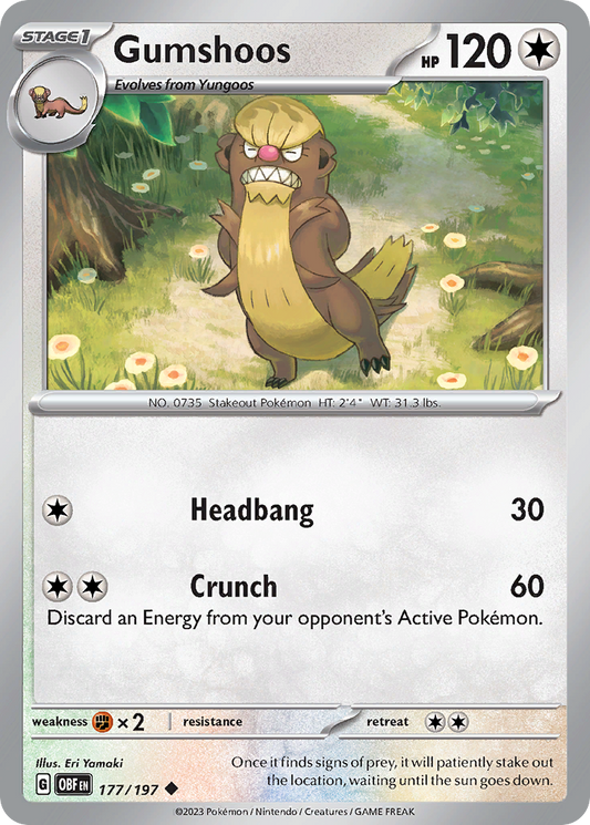 Gumshoos 177/197 - Reverse Holo
