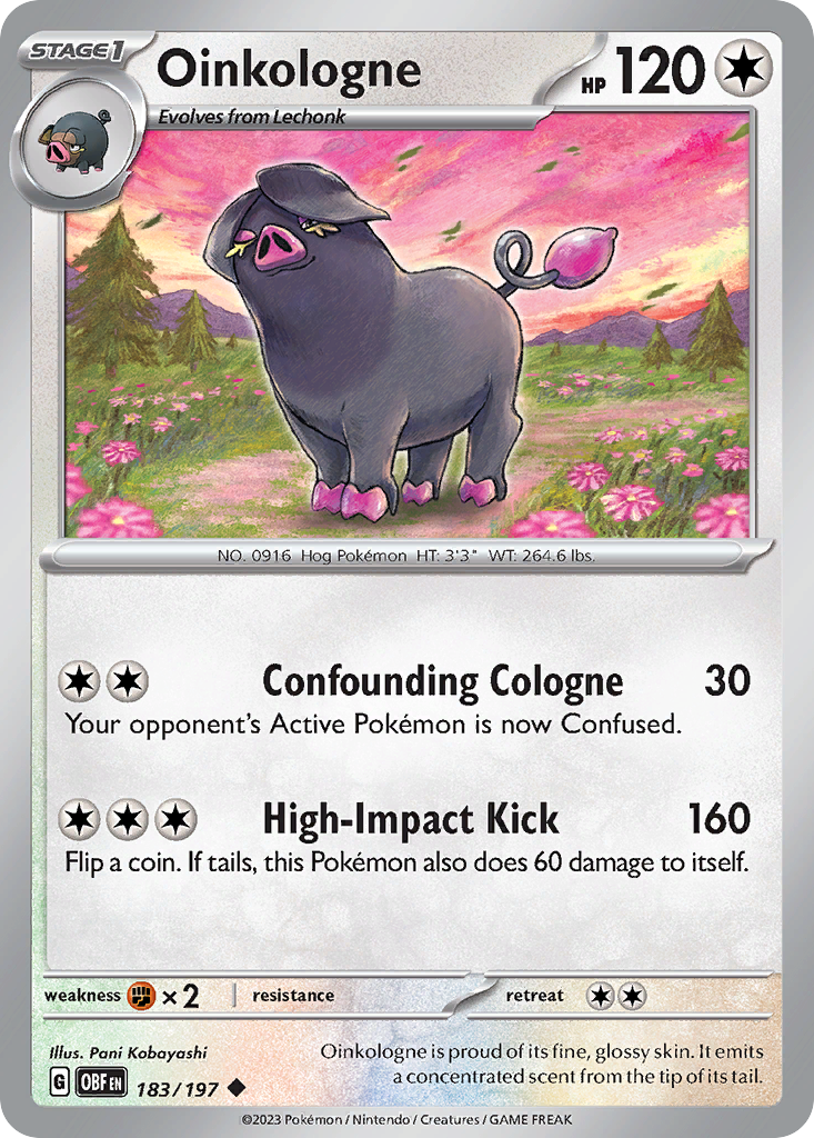 Oinkologne 183/197 - Reverse Holo