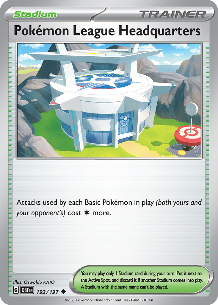 Pokémon League Headquarters 192/197 - Reverse Holo