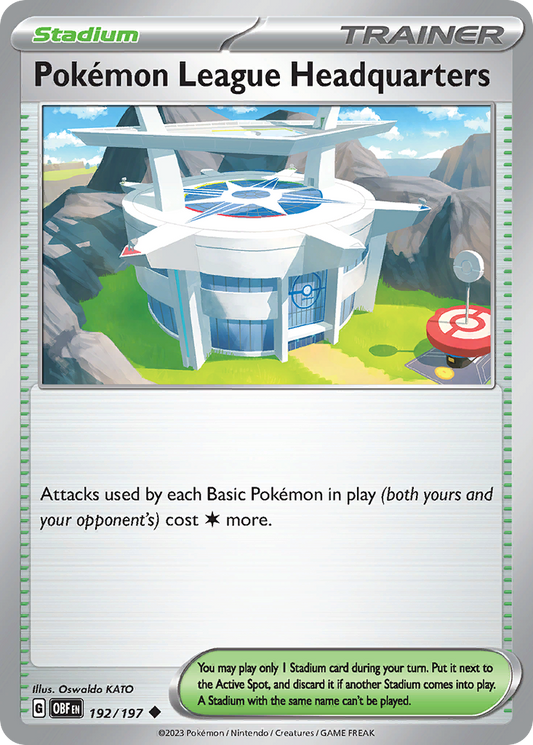 Pokémon League Headquarters 192/197 - Reverse Holo