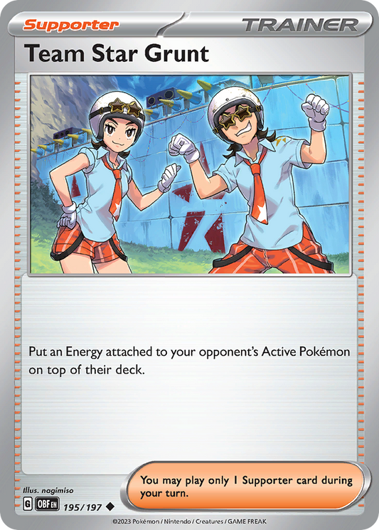 Team Star Grunt 195/197 - Reverse Holo